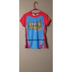 Squadra Team Gear Half Fanatics Diva Pink Blue Women's Jersey Size L READ